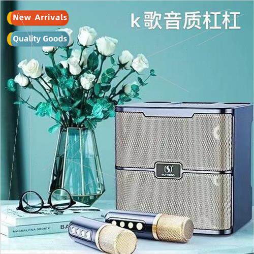All-in-one microphone bluetooth speaker home jukebox outdoor