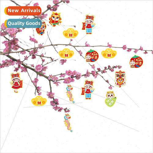 2024 Spring Festival decorations peach e indoor bonsai potte