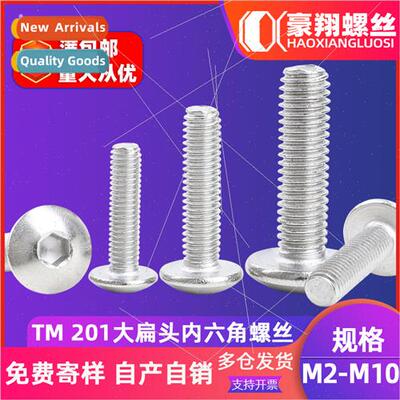 201 stainless steel TM large flat head socket head cap screw