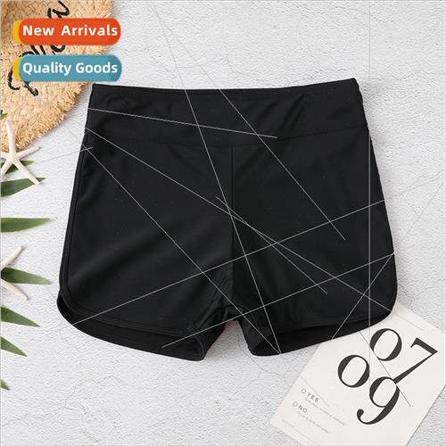 2022 Europe new swim trunks women low waist large size flat