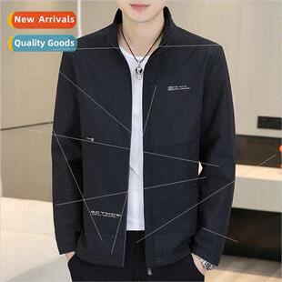 thin short lapel people young jacket casual men Autumn