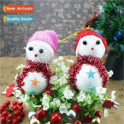 Christmas decoration pendant woolen strip scarf small snowma
