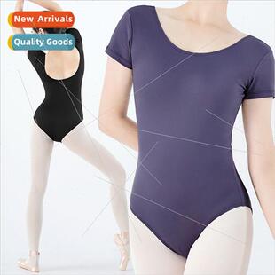 ballet summer Dancewear sleeved practice short adul female