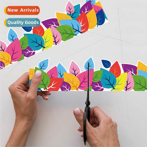 CM2304026 children cartoon leaves b chalkboard decoration wa
