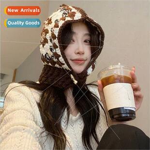 handmade coarse hat niche wch design knting Korea needle