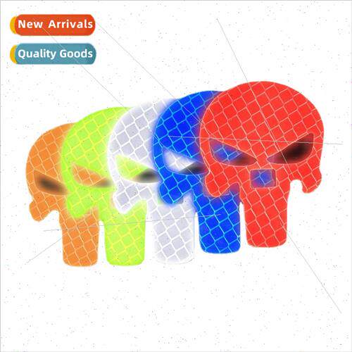 Car skull car stickers skull reflective motorcycle stickers