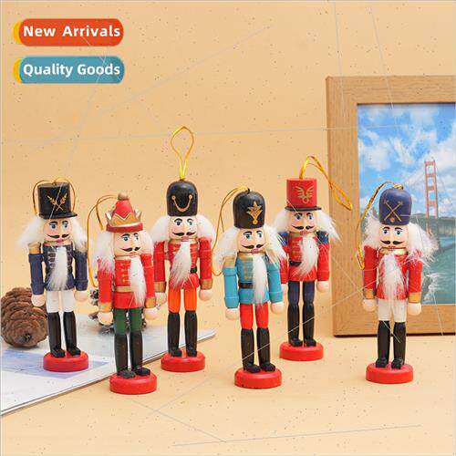 Christmas gifts Nutcracker creative cartoon Christmas e wood