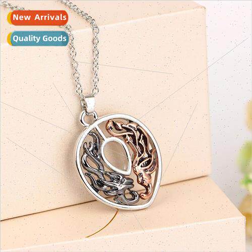 Europe Jewelry Matching Two Color Head Double Ring ngle Laye
