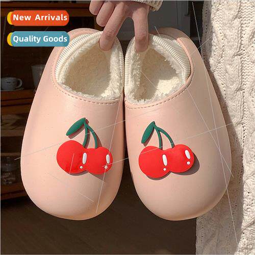 Female winter indoor outdoor wear -slip waterprocotton shoes