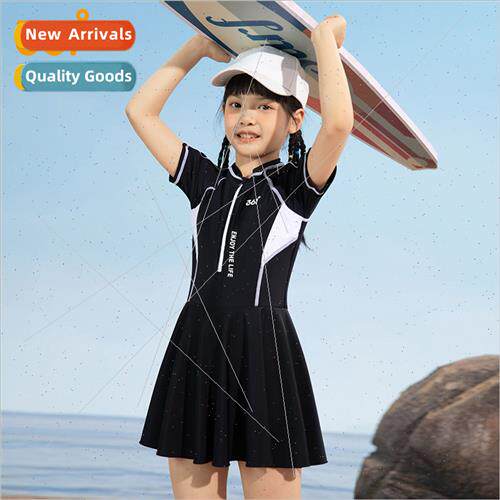 Swimsu childrens female 2023 new childrens swimsu girls one-