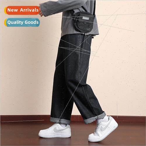 American high set jeans men spring summer new nine-point tid