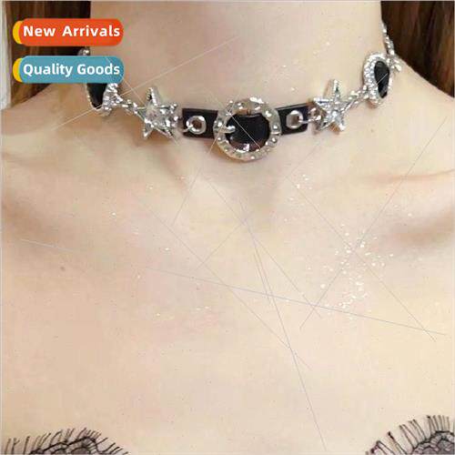 Pentagram Butterfly Rhinestone Zirconia Star Belt Buckle Nec