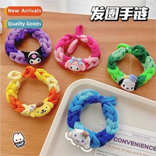 leather bdiy circle blue bra hair small homemade Klein weave