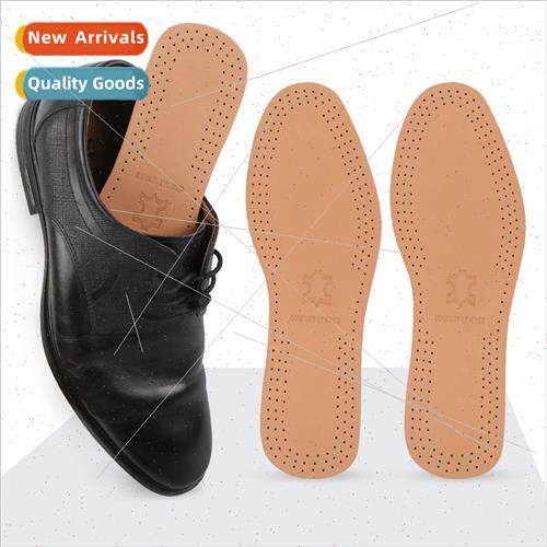Cowhide full cushion men women breathable sweat latex insole