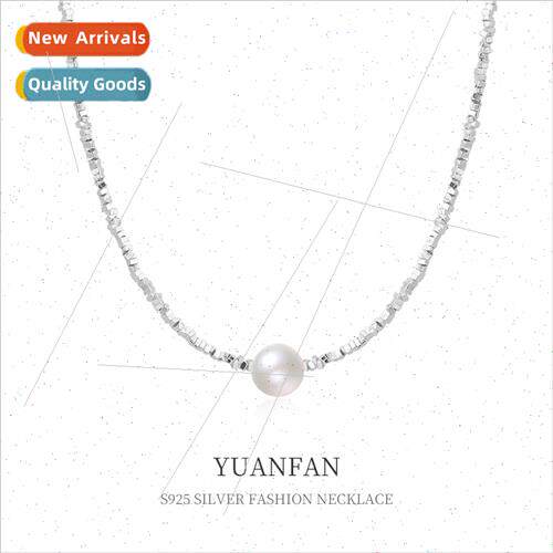 925 silver broken silver a few two necklaces women ins vinta