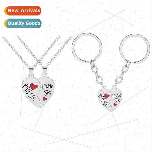 Europe Uned States good sister series necklace keychain set