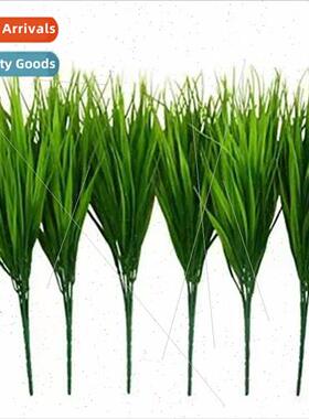 Plastic flowers 7 ks variety spring grass restaurant flower