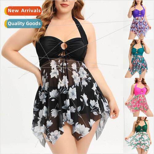 2023 New Europe Large ze Swimsu Women Spl Bikini Swimsu Skir