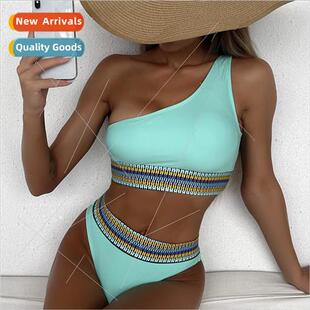 2021 Europe Printed Swimwe Swimsu Spl Bikini Womens New Sexy