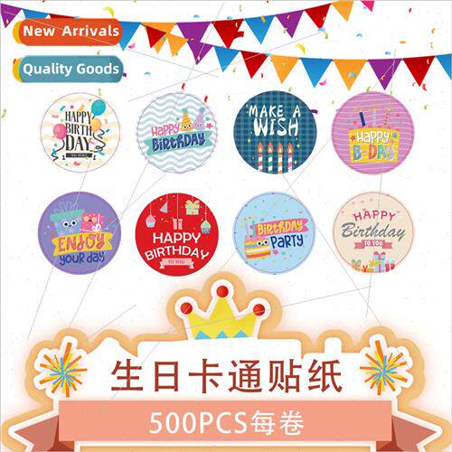 CM211000202 Birthday Stickers  Stickers Round Stickers Birth
