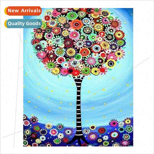 Dream Tree Full Embroidery mple Handmade Thread Embroidery v