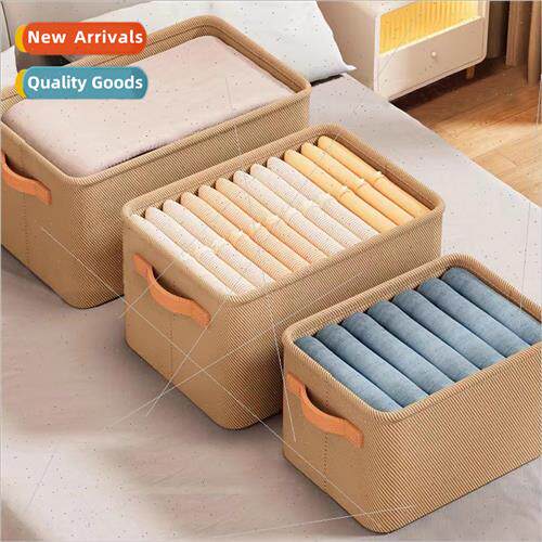 Home Fabric Bedroom Table Clothes Collapsible Organizer Stor