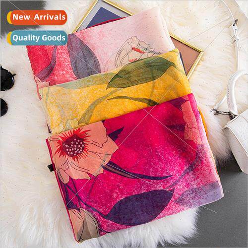 Spring Autumn new women fashion thin UK retro colorful flowe