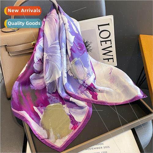 lk scarf female spring fall 2023 fashion new printing mulber