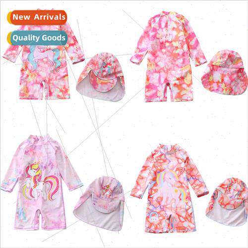 New children swimsuits适用girls onePCS baby child cute girls