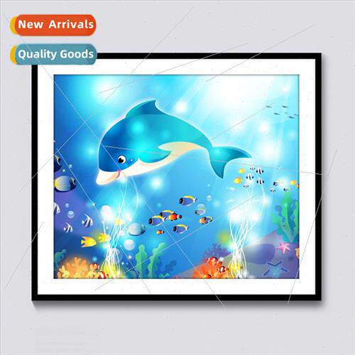 Stick diamond painting cross stch new anime underwater world