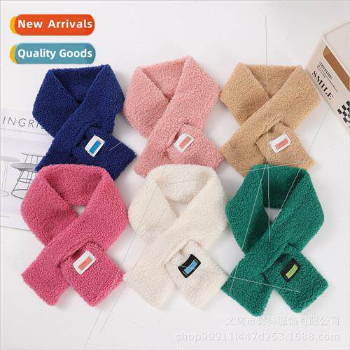 Parent-child plush scarf imation lamb hat Korea  winter cute