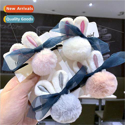 Autumn winter new girls headdress fashion tie ponytail hair