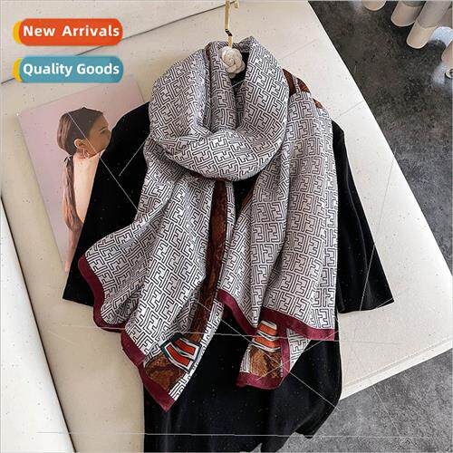 Scarf new cotton linen silk scarf yarn scarf female sunscree