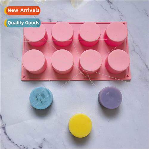 licone 8 cylinder cake mold Chocolate DIY cake ice cookie pa