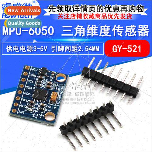 GY-521 MPU-6050 Module 3-Axis Acceleration Gyroscope 6DModul