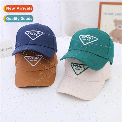 Children Korea  casual hat fall embroidery letters adjustabl
