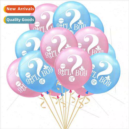 12 inch boy or girl latex balloon baby birthday party decora