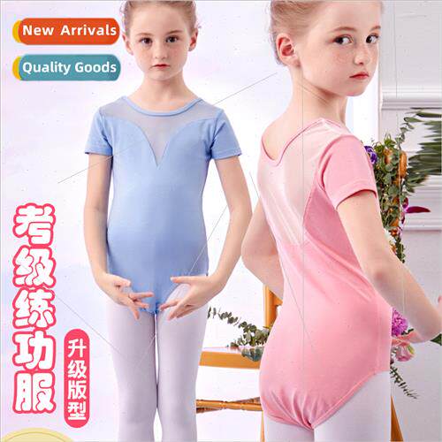 wear childrens female summer short-sleeved practice clothes