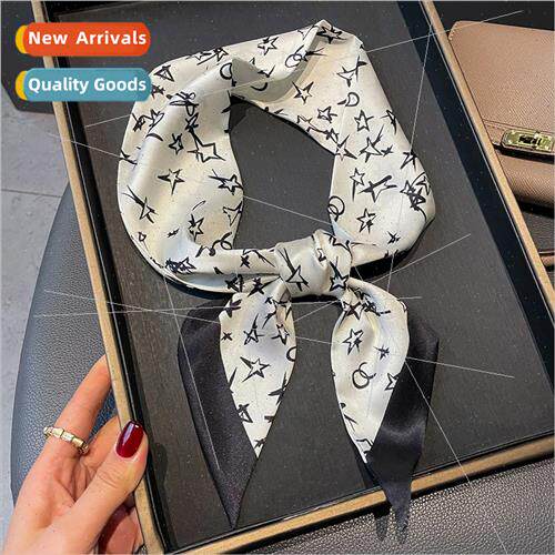 Japan Korea spring fall new monogram twill neckerchief thin