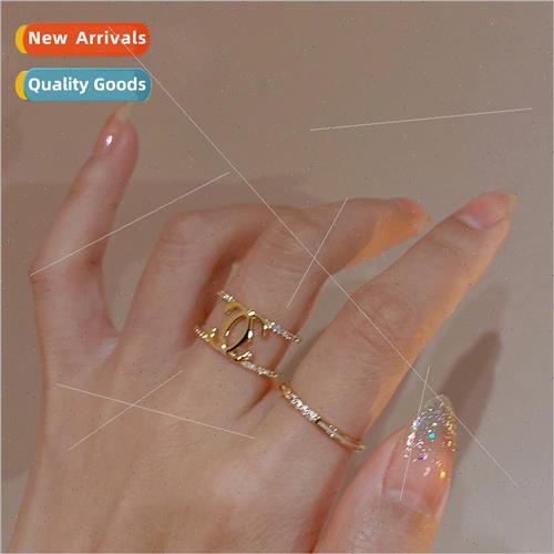 Full Fragrance Grandma fashion ring niche index finger ring - 实物图