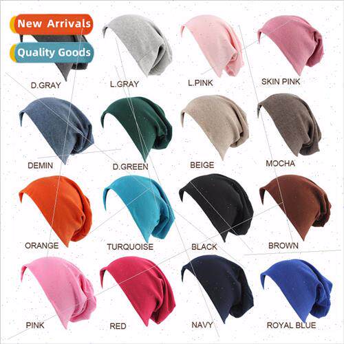 Men women single-color pullover hat pulled wool faux cashmer
