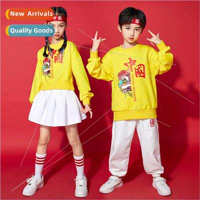 Childrens cheerleaders permance clothing primary and seconda