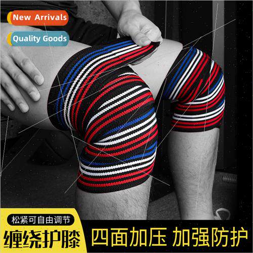 Sports knee pads adjustable compression patella crescent ban