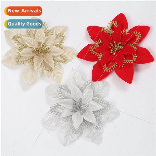 2023 New Christmas e decorations simulation flowers hanging