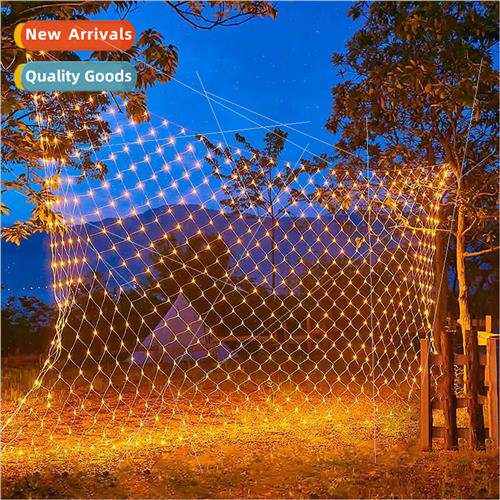 led fishing net lights christmas day waterfall curtain light