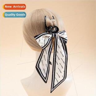 fluttering bgrasp retro new back French bow female 2023 clip
