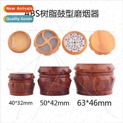 New Drum Type 4-Ply Resin Cigarette Shredder Grinder Multi-z