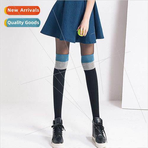 Japanese Harajuku striped stockings knee-high sports socks K