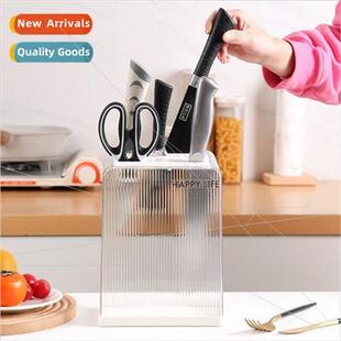 knife transparent rack large stor Kchen capacy desktop