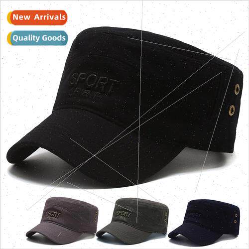 Hat men flat cap milary cap duck tongue hat spring fall casu
